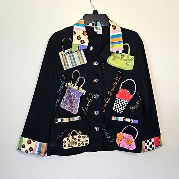 Lynn Reiter Weinberg Atlanta Vintage Jacket Size Medium EUC - Picture 1 of 5